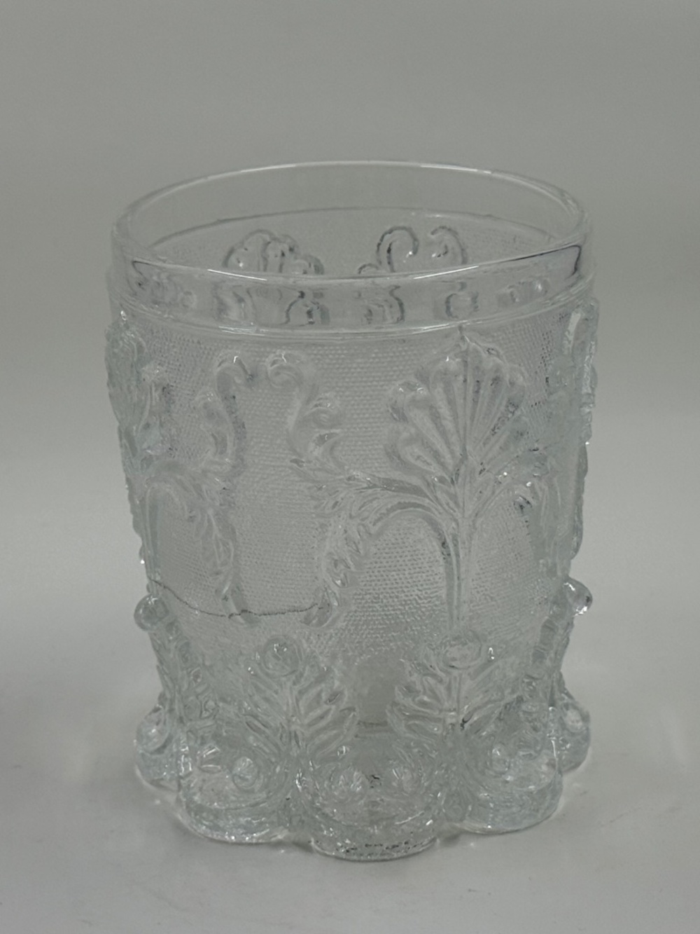Antique French Cristalleries de Saint Louis Gothic Revival Goblet/Vase c 1840